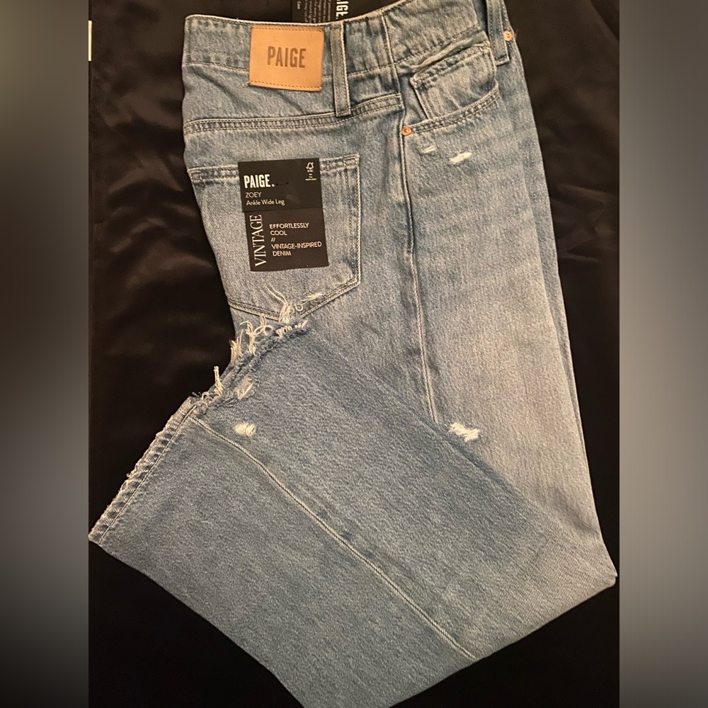 PAIGE Light Blue Denim Jeans
